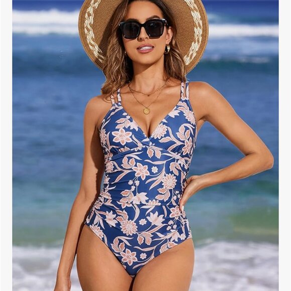 Other - Floral One-Piece Swimsuit